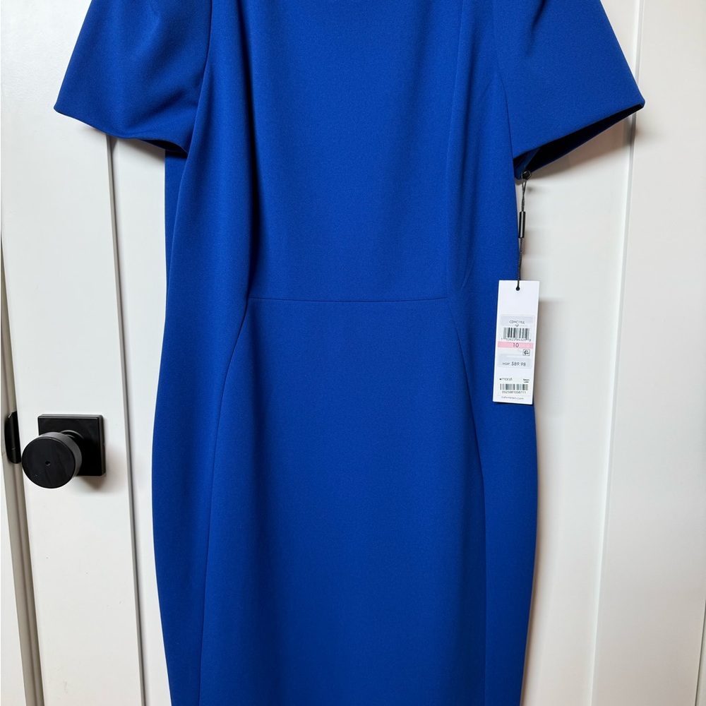 Calvin Klein Royal Blue Midi Dress